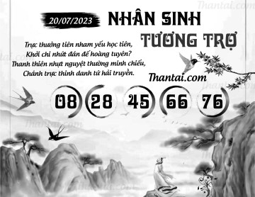 NHÂN SINH TƯƠNG TRỢ 20/07/2023