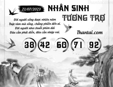 NHÂN SINH TƯƠNG TRỢ 21/07/2023