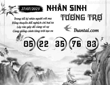 NHÂN SINH TƯƠNG TRỢ 27/07/2023