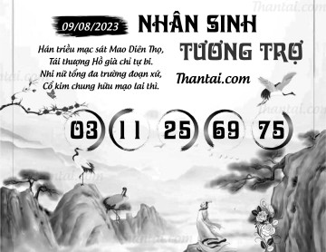 NHÂN SINH TƯƠNG TRỢ 09/08/2023