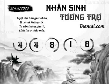 NHÂN SINH TƯƠNG TRỢ 27/08/2023