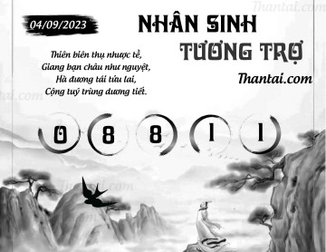 NHÂN SINH TƯƠNG TRỢ 04/09/2023