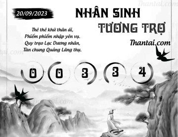 NHÂN SINH TƯƠNG TRỢ 20/09/2023