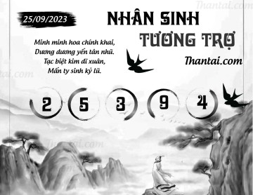 NHÂN SINH TƯƠNG TRỢ 25/09/2023