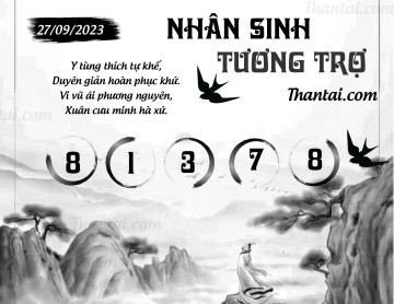 NHÂN SINH TƯƠNG TRỢ 27/09/2023