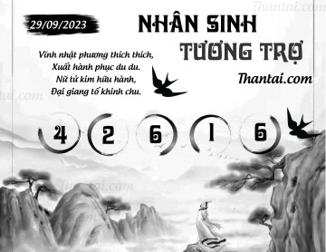 NHÂN SINH TƯƠNG TRỢ 29/09/2023