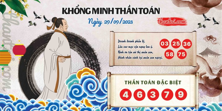 Khổng Minh Thần Toán 14/09/2023