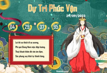 DỰ TRI PHÚC VẬN 29/09/2023