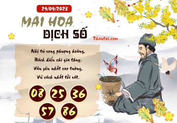 Mai Hoa Dịch Số 29/09/2023