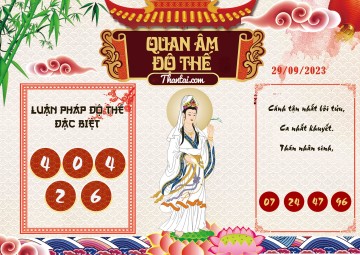 Quan Âm Độ Thế 29/09/2023