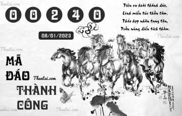 MÃ ĐÁO THÀNH CÔNG 08/01/2023