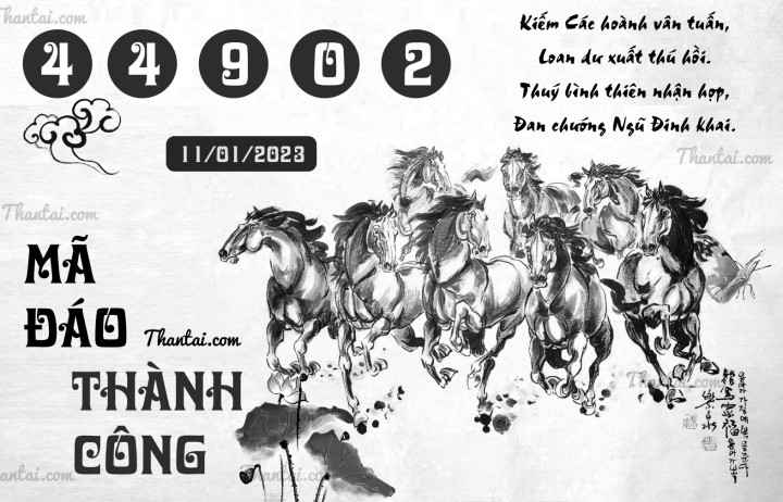 MÃ ĐÁO THÀNH CÔNG 01/01/2023