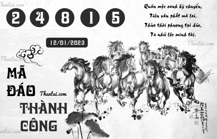 MÃ ĐÁO THÀNH CÔNG 01/01/2023