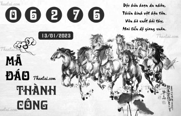 MÃ ĐÁO THÀNH CÔNG 13/01/2023