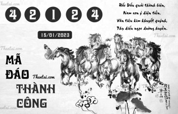 MÃ ĐÁO THÀNH CÔNG 15/01/2023