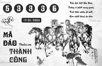 MÃ ĐÁO THÀNH CÔNG 17/01/2023