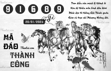 MÃ ĐÁO THÀNH CÔNG 20/01/2023