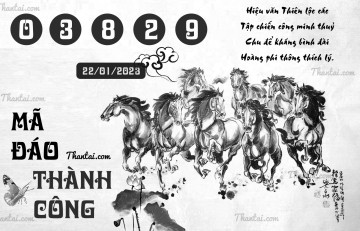 MÃ ĐÁO THÀNH CÔNG 22/01/2023