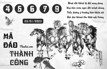 MÃ ĐÁO THÀNH CÔNG 23/01/2023