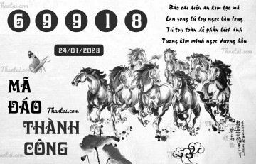 MÃ ĐÁO THÀNH CÔNG 24/01/2023