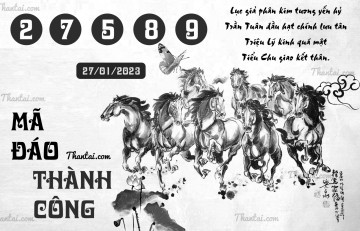 MÃ ĐÁO THÀNH CÔNG 27/01/2023