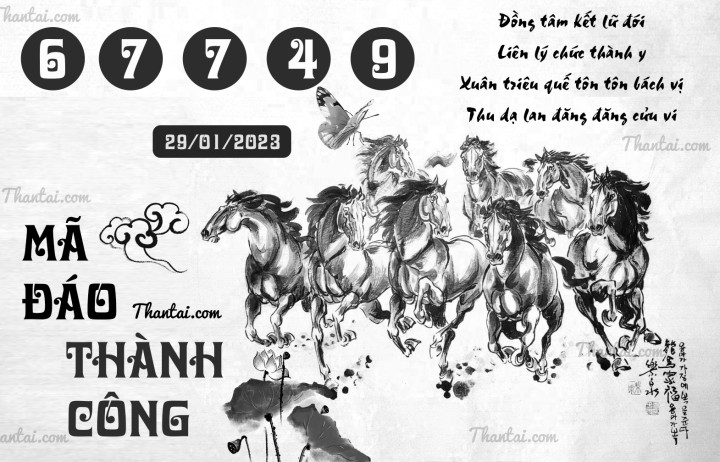 MÃ ĐÁO THÀNH CÔNG 14/01/2023