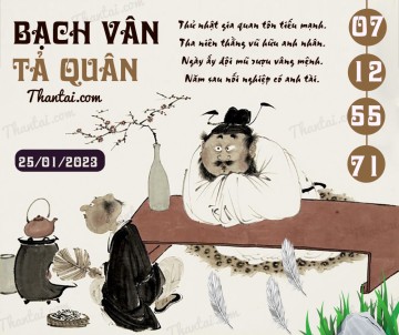 Bạch Vân Tả Quân 25/01/2023