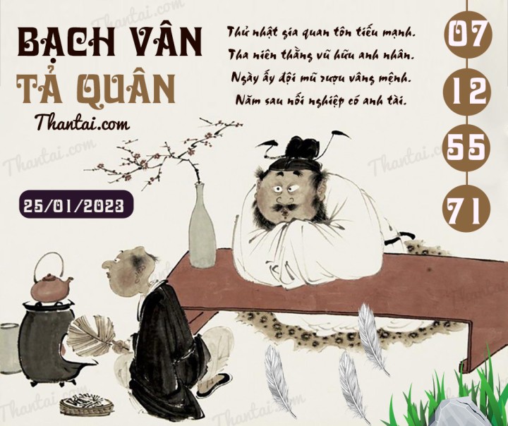Bạch Vân Tả Quân 10/01/2023