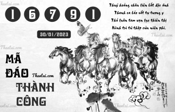 MÃ ĐÁO THÀNH CÔNG 30/01/2023