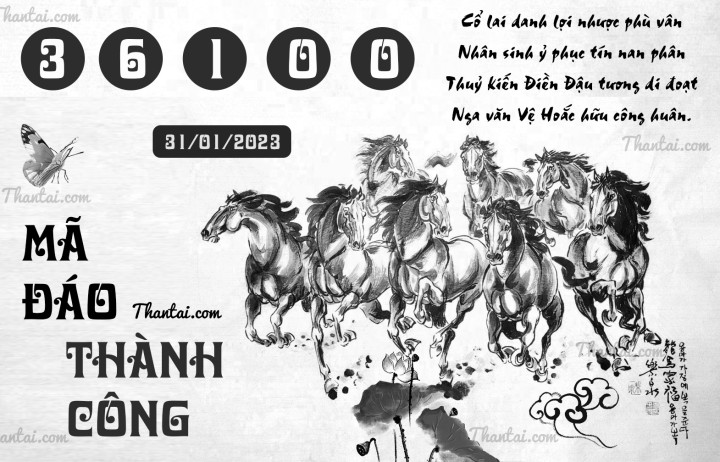 MÃ ĐÁO THÀNH CÔNG 16/01/2023