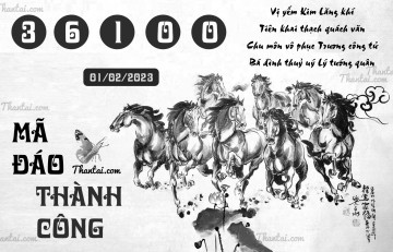 MÃ ĐÁO THÀNH CÔNG 01/02/2023