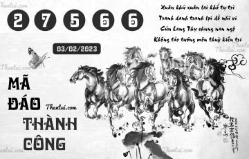 MÃ ĐÁO THÀNH CÔNG 03/02/2023