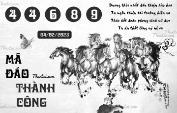 MÃ ĐÁO THÀNH CÔNG 04/02/2023