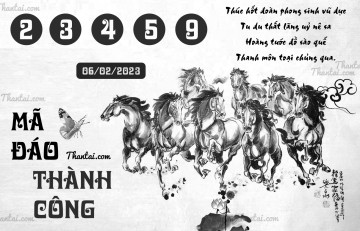 MÃ ĐÁO THÀNH CÔNG 06/02/2023