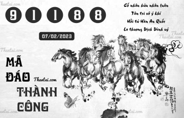 MÃ ĐÁO THÀNH CÔNG 07/02/2023