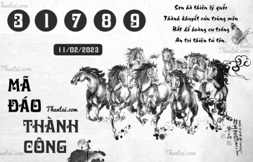 MÃ ĐÁO THÀNH CÔNG 11/02/2023