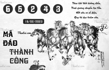 MÃ ĐÁO THÀNH CÔNG 16/02/2023