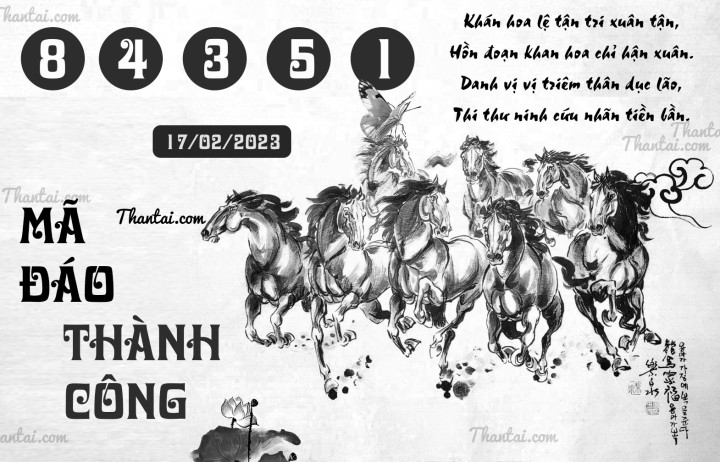MÃ ĐÁO THÀNH CÔNG 02/02/2023