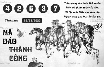 MÃ ĐÁO THÀNH CÔNG 19/02/2023