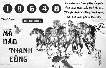 MÃ ĐÁO THÀNH CÔNG 23/02/2023