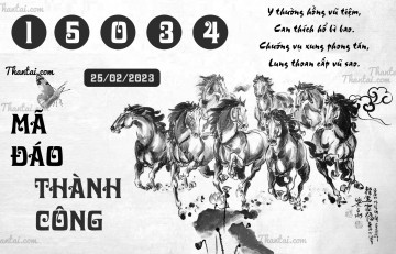 MÃ ĐÁO THÀNH CÔNG 25/02/2023