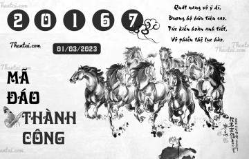 MÃ ĐÁO THÀNH CÔNG 01/03/2023