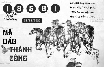 MÃ ĐÁO THÀNH CÔNG 05/03/2023