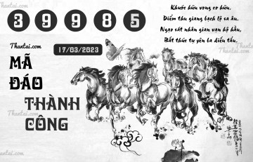 MÃ ĐÁO THÀNH CÔNG 17/03/2023