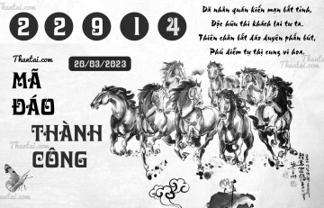 MÃ ĐÁO THÀNH CÔNG 20/03/2023