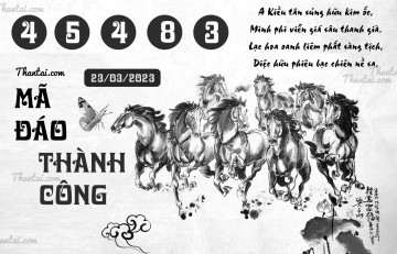 MÃ ĐÁO THÀNH CÔNG 23/03/2023