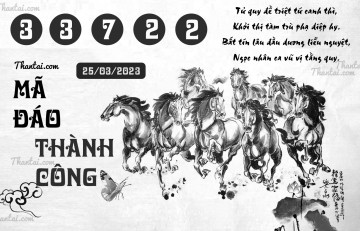 MÃ ĐÁO THÀNH CÔNG 25/03/2023