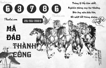 MÃ ĐÁO THÀNH CÔNG 29/03/2023