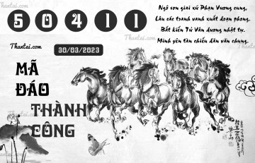 MÃ ĐÁO THÀNH CÔNG 30/03/2023