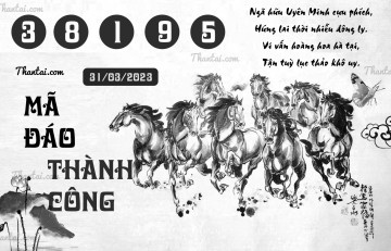 MÃ ĐÁO THÀNH CÔNG 31/03/2023